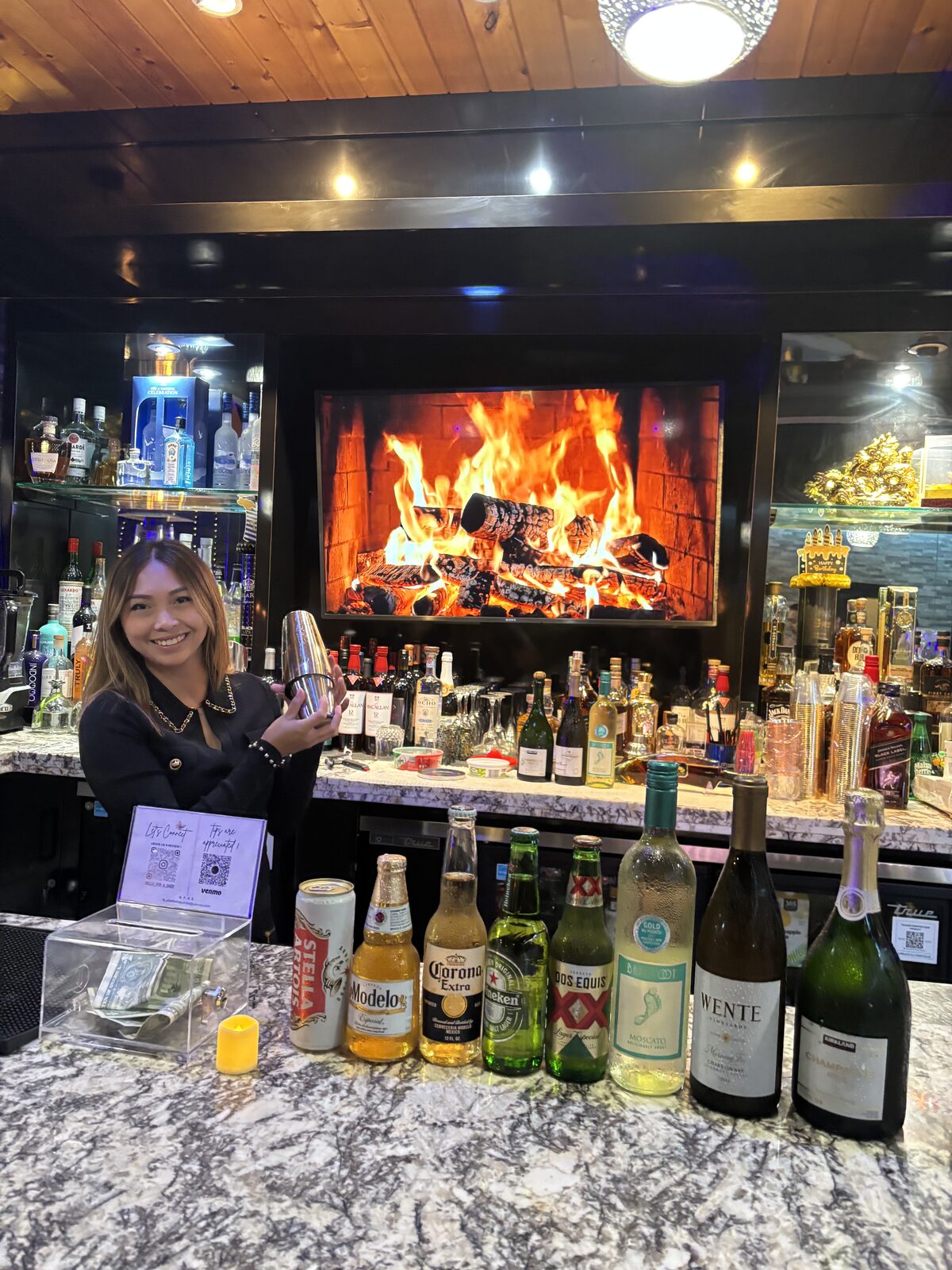 Belle For A Shot bar styled for a Southern California event