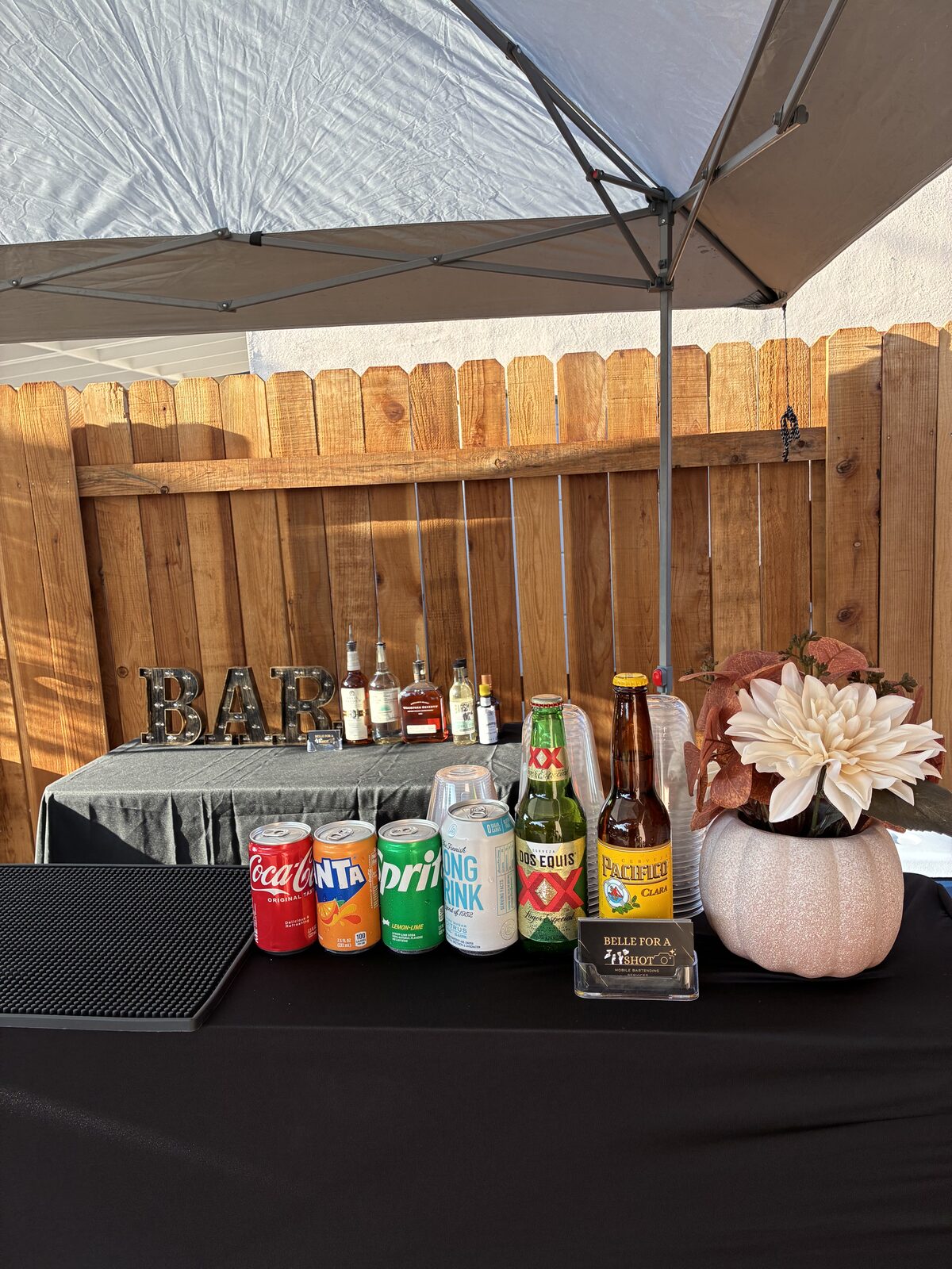 Premium cocktail service at a private celebration