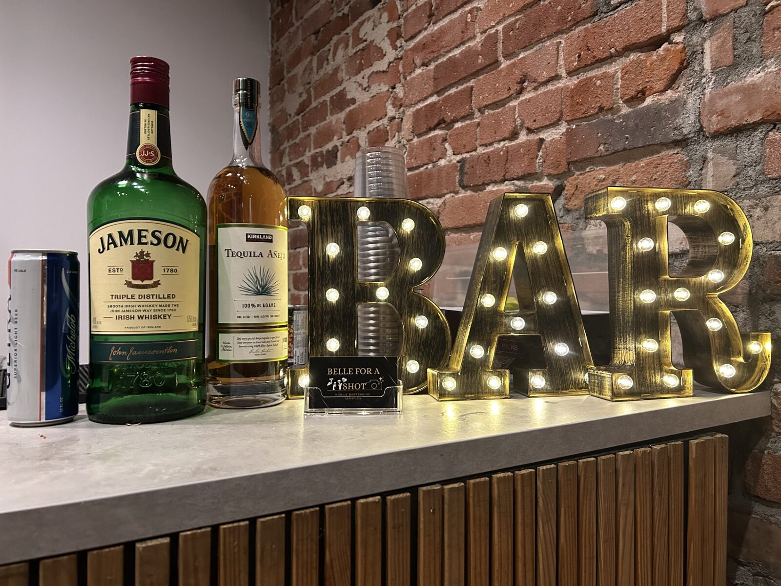 Signature cocktail crafted at a Belle For A Shot event